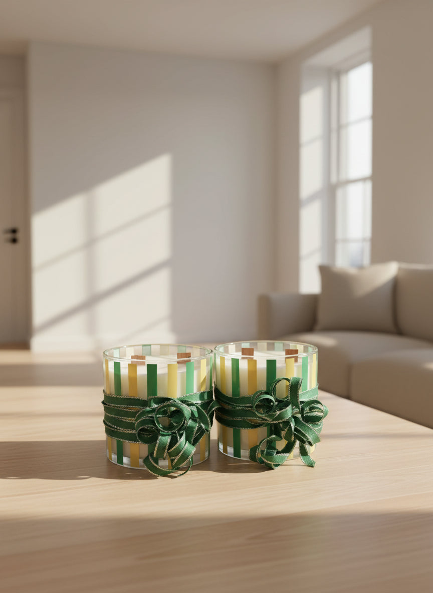 🍏🍬Green Apple Swirls Candle