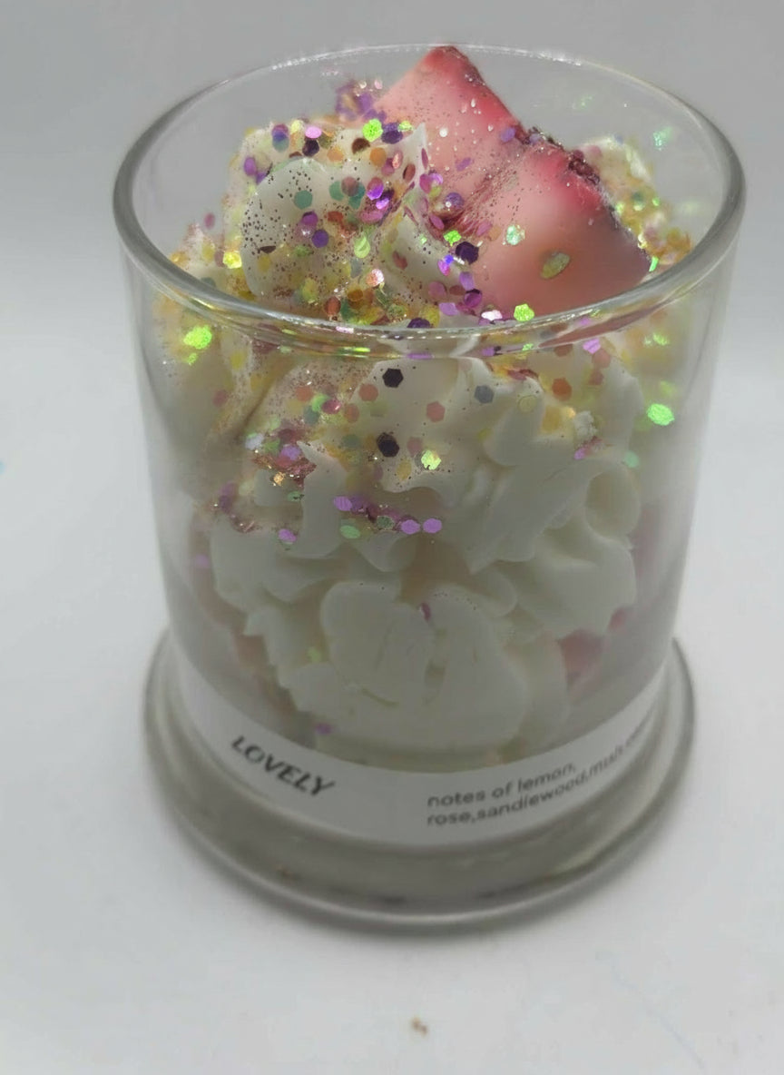 🌸 “LOVELY” Wickless Candle