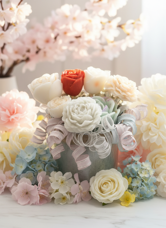 BOUQUET OF FLOWERS Soy wax melt design