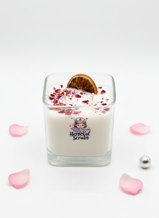 “MY LIFE” soy wax candle designed for surgical staff request your aromas