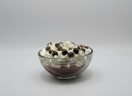 COFFEE APPLE RED VELVET CAKE soy wax candle