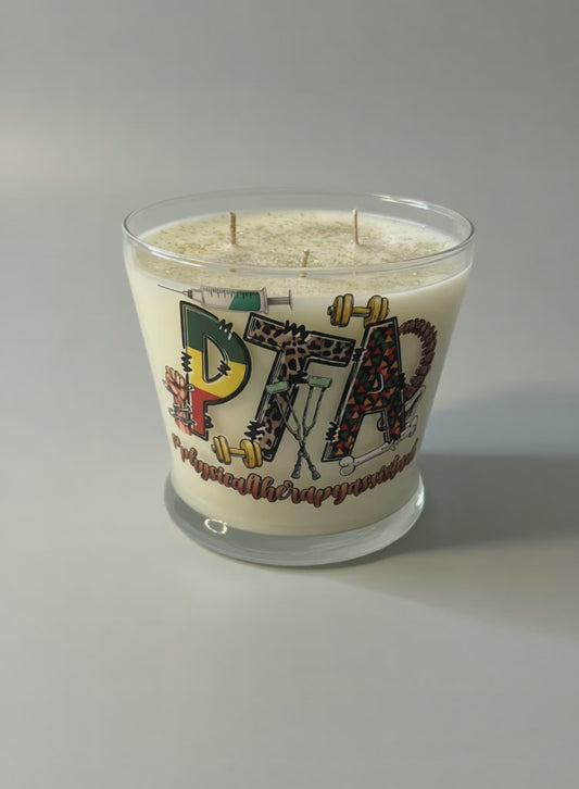 “MY LIFE” soy wax candle physical therapist assistant candle my medical staff collection fragrance of cotton,blue spruce,escapade 10oz/763gr￼